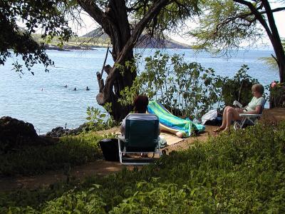 Ahihi Bay after snorkeling