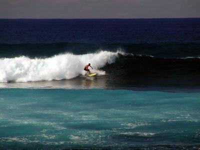 Surfer at North Shore