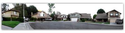 My Street,  A Cul-De-Sac (panorama)