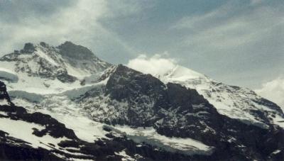 The Alps from the top of Jungfrau - wonderful views of the top of the world.