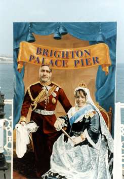 Royalty, on the Palace Pier in Brighton