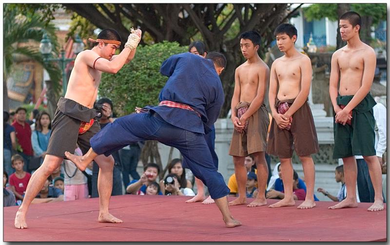 Martial arts - Wat Arun, Bangkok