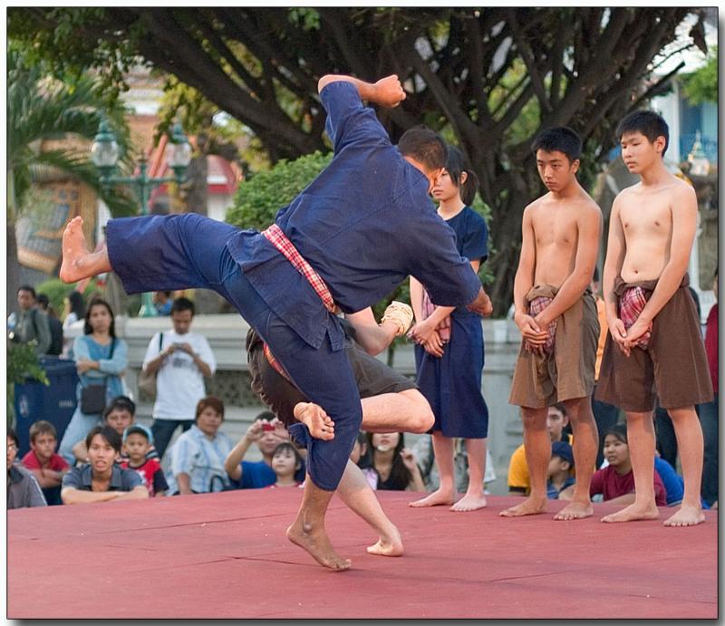 Martial arts - Wat Arun, Bangkok