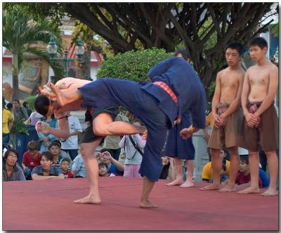 Martial arts - Wat Arun, Bangkok