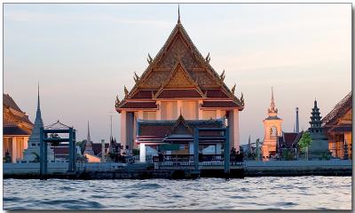Wat along the river, Bangkok