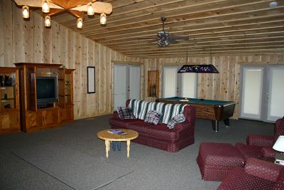 The living room.