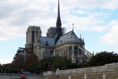 Notre Dame and buttresses