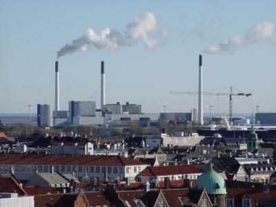 Copenhagen skyline from Round Tower