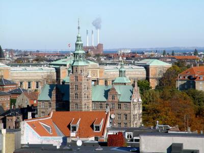 Copenhagen skyline from Round Tower