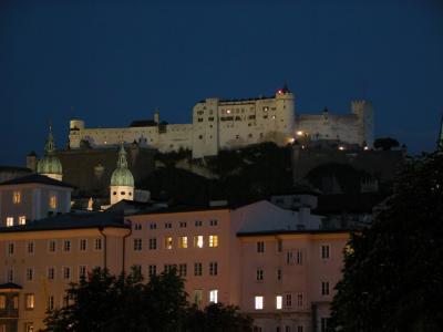 The Fortress at night