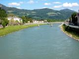 Salzach River through Salzburg