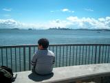 Waiting for the ferry in Sausalito