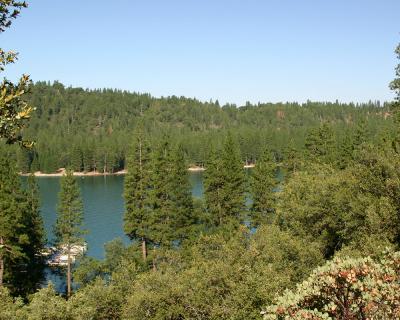 View of Bass Lake from the high road