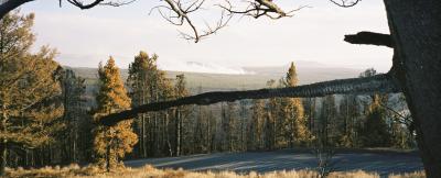 Lake Butte looking at Grizzley fire