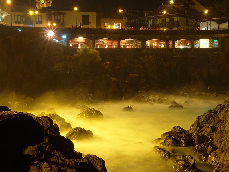 Peurto at night