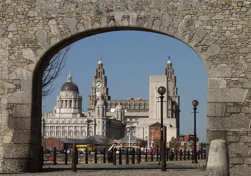 The Pier Head from the Albert Dock