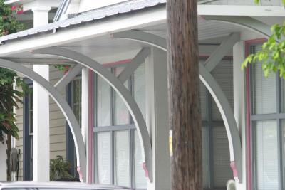 We just liked the bowed trusses on this house