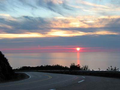 Sunset on the Cabot Trail