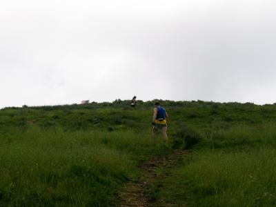 Dave & Scott climb up Mugu Peak
