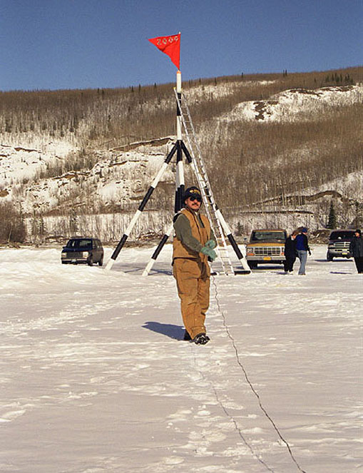 Connecting the tripod to the tower