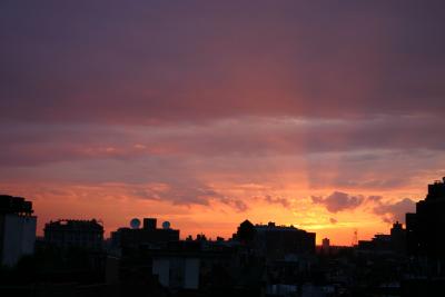 Greenwich Village Sunset