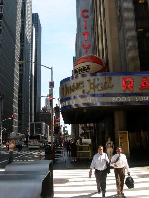 Radio City Hall at Sixth Avenue & 50th Street