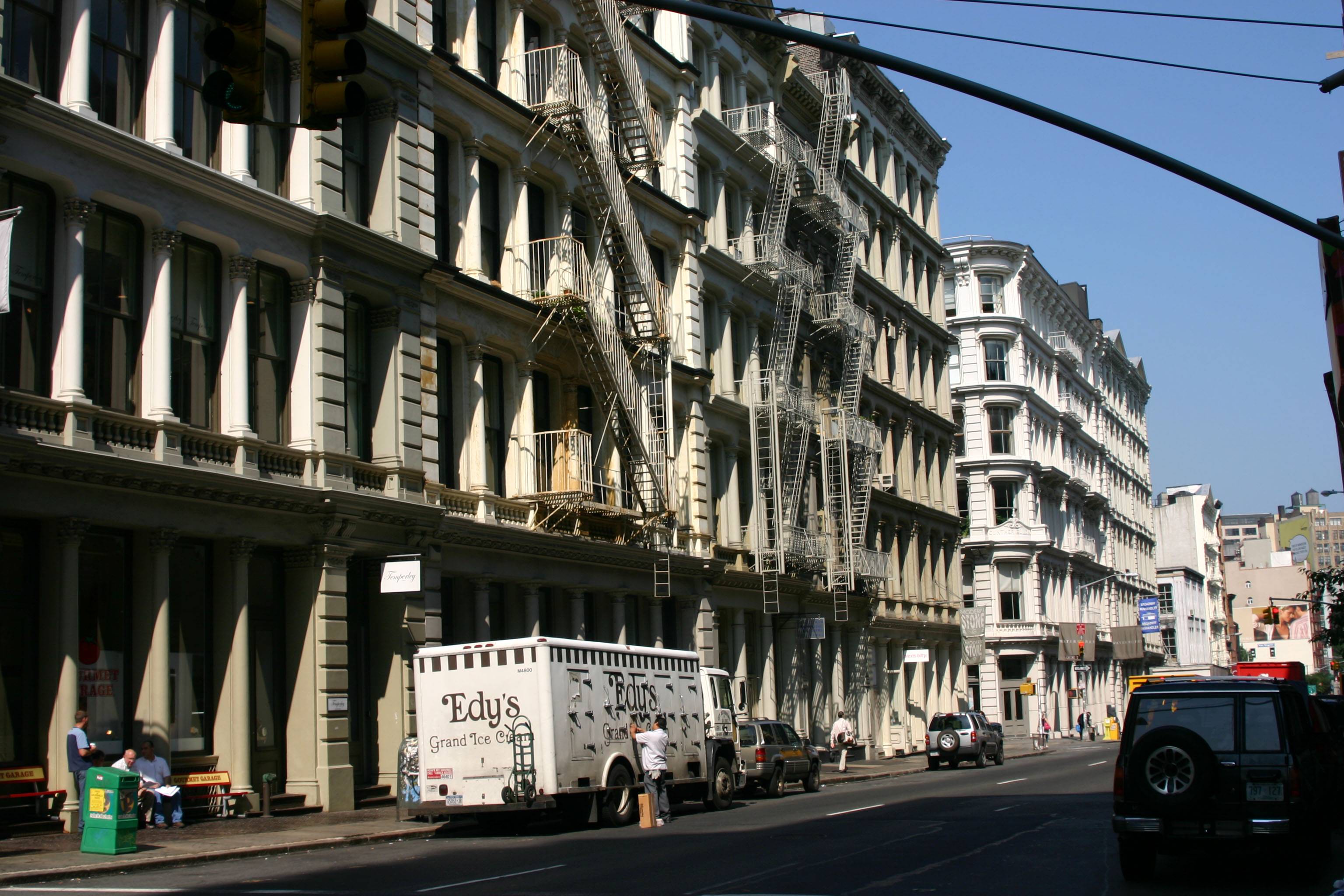 Broome Street at Mercer - Southwest View