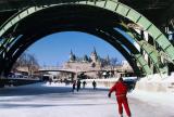 Skaters on the Rideau Canal