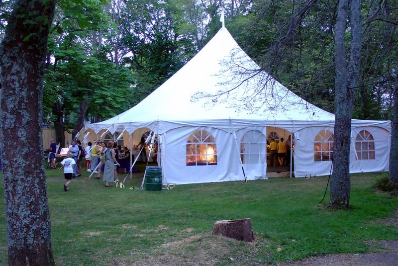 The workshop tent