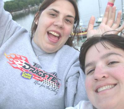 April and I again, 2003