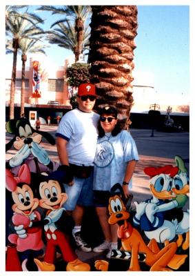 Jim and me at Disney World, 1994