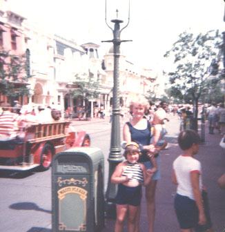 Family at Disney World, 1977