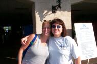 Traci and I at King's Island, 2000