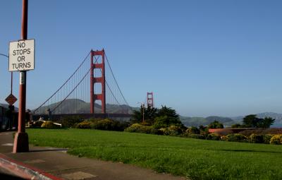 Arriving at the bridge