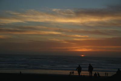 Ran to the beach while the others ran to Java Beach