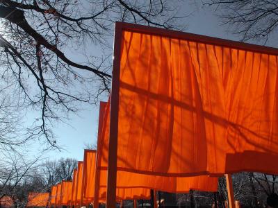 The gates in Central Park,NY