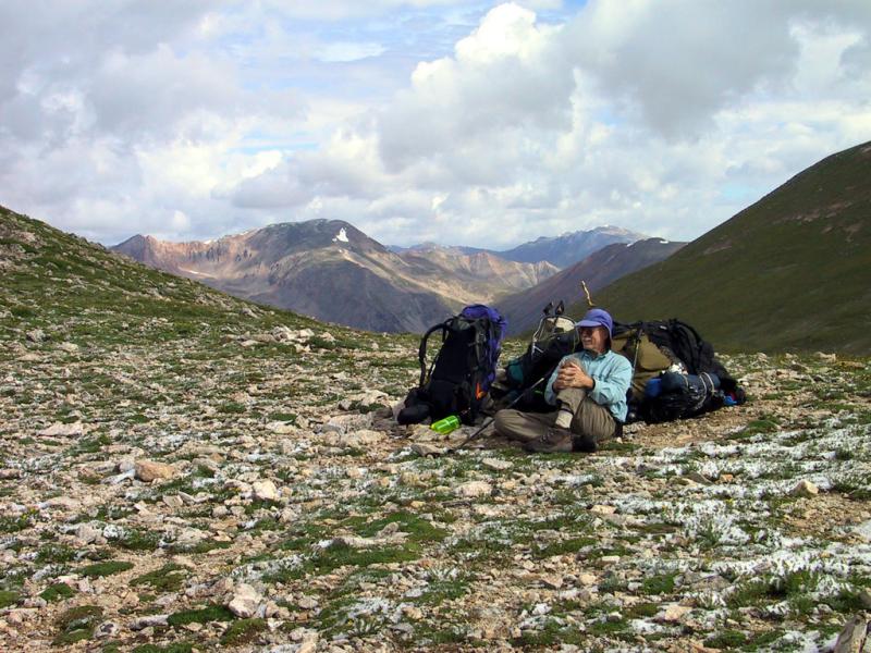 Kurt, Enjoying the View From Pass