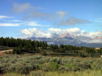 Mt Elbert, In Perspective, View from Alps Motel, Leadville