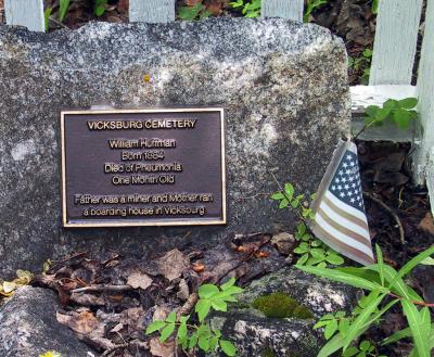 Tombstone AT Gravesite