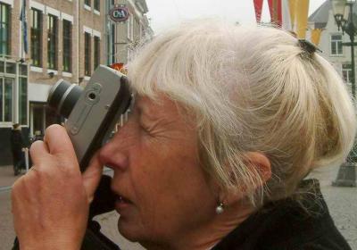 Marha keeping a (cameratic) eye on the Jeroen Bosch house