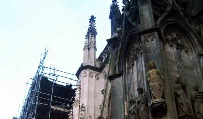 Cathedral is restorated. Color will change drastically