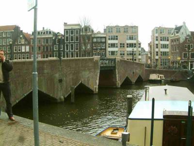 Bridge across the Kromme Waal, designed also by van der Mey. Pure Amsterdam School architecture. People in Amsterdam were very upset in 1924: No Amsterdam kind of bridge they said