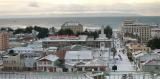 Vista de Punta Arenas con nieve