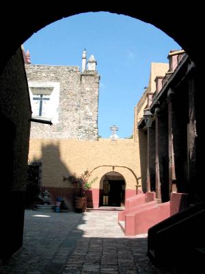courtyard of templo de san francisco