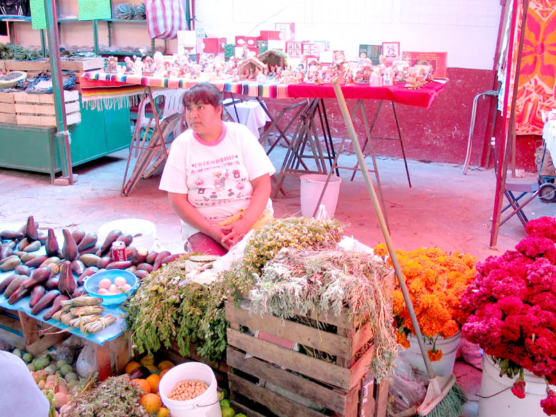 mercado de artesanias: fruta y verdura