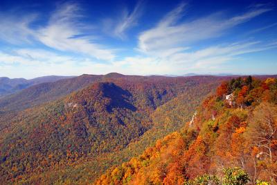 View from Caesars Head in Autumn