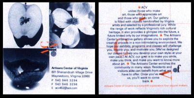 Business Card [front + back view]