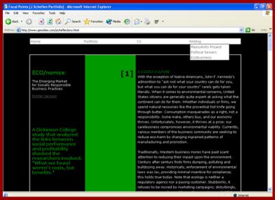 Writing: ECO/Business Screen