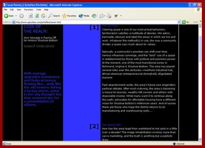 Writing: Political Sewers Screen
