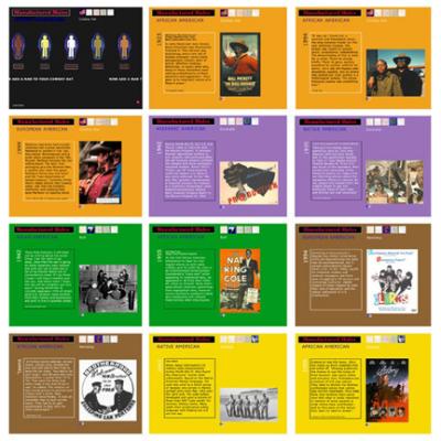 Collage: Color-Coded Content Screens